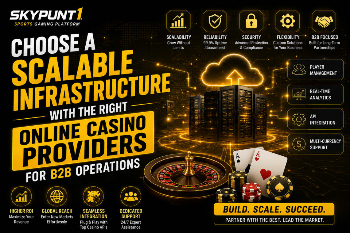 Scalable casino infrastructure for B2B operations