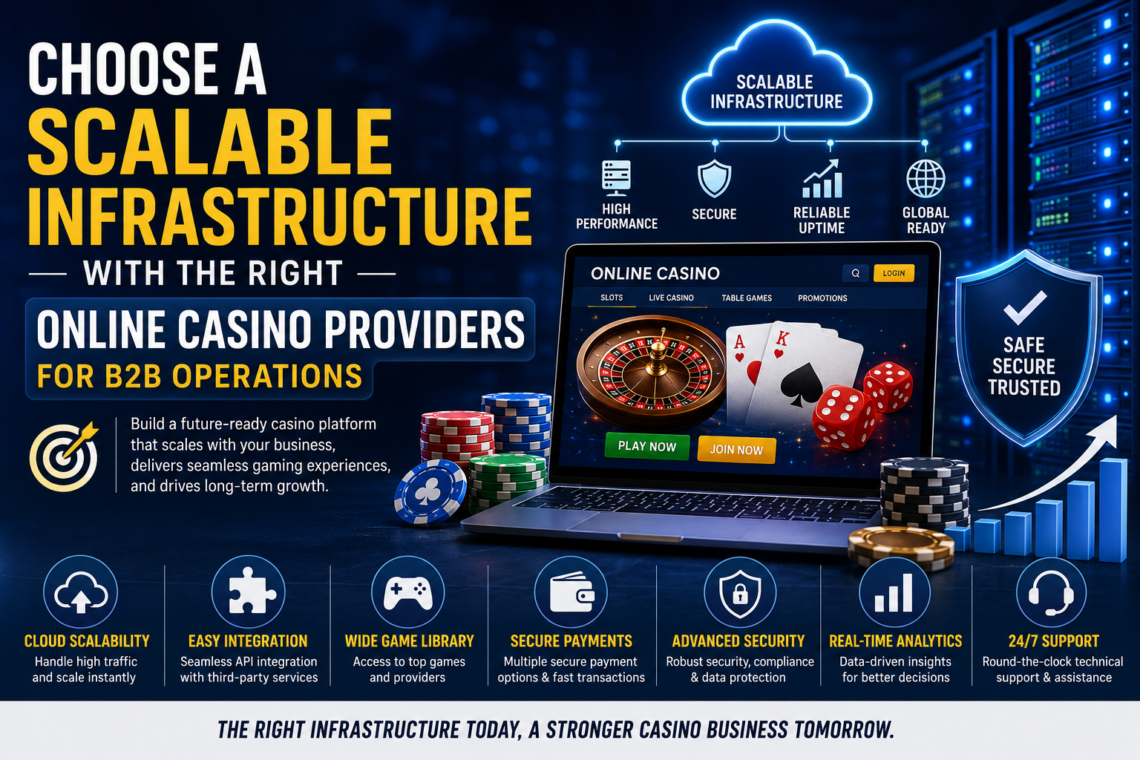 Scalable casino infrastructure for seamless growth